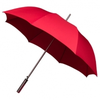 Duża automatyczna damska parasolka w kolorze czerwonym