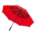 Automatyczny bardzo duży XXL niezwykle mocny parasol czerwony