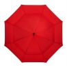 Automatyczny bardzo duży XXL niezwykle mocny parasol czerwony