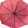 Automatyczna parasolka damska Tiros w krople, różowa