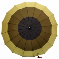 Duży, automatyczny trójkolorowy parasol damski, 16 brytów, XL