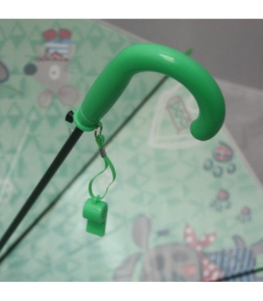 Parasolka dziecięca duża, automatyczna z gwizdkiem, piesek + myszka