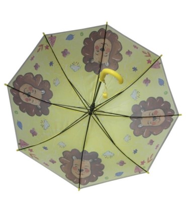 Parasolka dziecięca duża, automatyczna wesoły lew