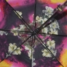 Długa automatyczna parasolka damska z falbanką, lilie o zachodzie słońca