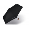 Lekka, parasolka męska Pierre Cardin w praktycznym etui, czarno - brązowa