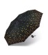 Automatyczna parasolka Happy Rain, czarna w tęczowe kropki
