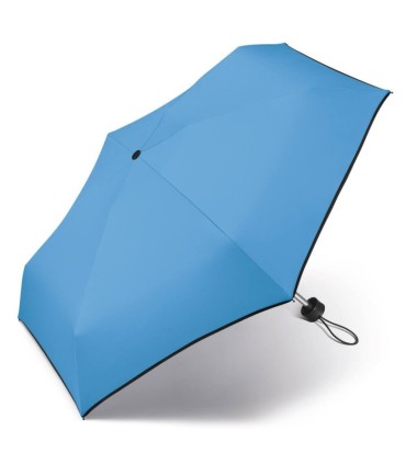 Kieszonkowa, ultra mini parasolka Happy Rain 16 cm, jasno niebieska