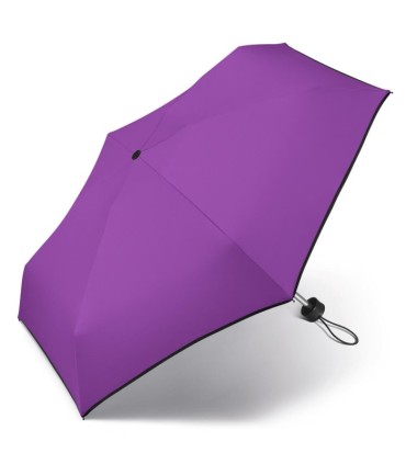 Kieszonkowa, ultra mini parasolka Happy Rain 16 cm, fioletowa