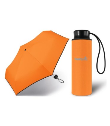 Kieszonkowa, ultra mini parasolka Happy Rain 16 cm, pomarańczowa