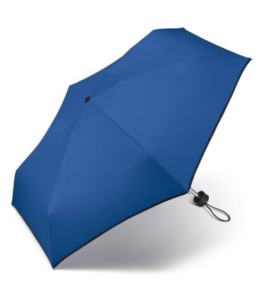 Kieszonkowa, ultra mini parasolka Happy Rain 16 cm, niebieska