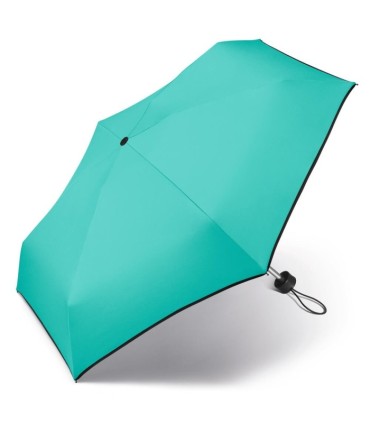 Kieszonkowa, ultra mini parasolka Happy Rain 16 cm, miętowa