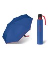 Automatyczna parasolka do torebki BENETTON z kontrastową lamówką, niebieska