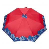 Automatyczna parasolka damska marki Parasol, czerwona z origami