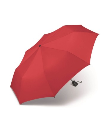Automatyczna lekka parasolka Happy Rain, czerwona