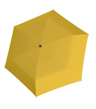  Bardzo lekka wytrzymała płaska parasolka Doppler, ŻÓŁTA