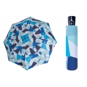 Automatyczna MOCNA parasolka damska Doppler, UV SPF 50, NIEBIESKA