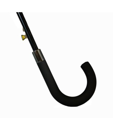 Mocny olbrzymi parasol męski XXL 130CM 16-drutowy, CZARNY