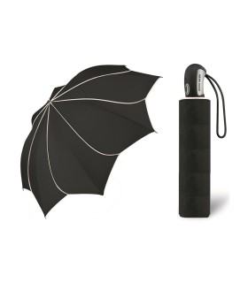 Automatyczna parasolka damska KWIAT Pierre Cardin CZARNA