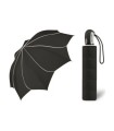 Automatyczna parasolka damska do torebki PIERRE CARDIN KWIAT, czarna