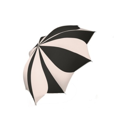 Automatyczna parasolka damska KWIAT Pierre Cardin BIAŁO-CZARNA