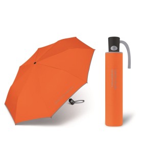 Automatyczna parasolka damska BENETTON, pomarańczowo-szara