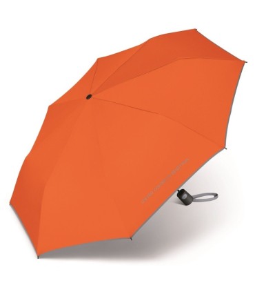 Automatyczna parasolka damska BENETTON, pomarańczowo-szara