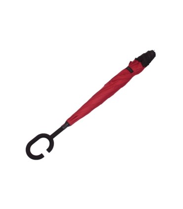 Parasol odwrócony "Revers" z podwójnym materiałem BORDOWY