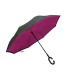 Parasol odwrócony "Revers" z podwójnym materiałem RÓŻOWY