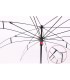 Parasol odwrócony "Revers" z podwójnym materiałem BORDOWY