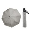 Automatyczna parasolka damska do torebki DOPPLER Carbonsteel, szara w kropki