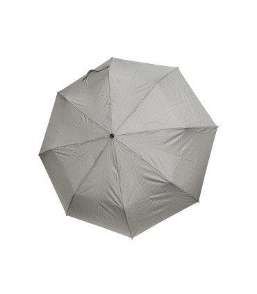 Mocna AUTOMATYCZNA parasolka Doppler Carbonsteel, szara w KROPKI