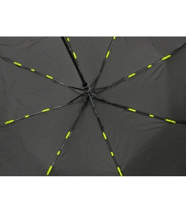 Automatyczna parasolka damska Perletti, CZARNA w CZASZKI