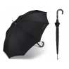 Długi czarny parasol automatyczny Pierre Cardin NOIRE