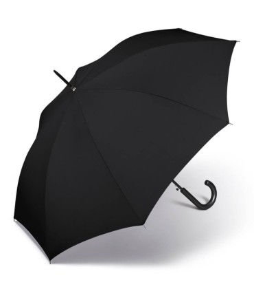 Duży czarny parasol wiatroodporny Happy Rain 