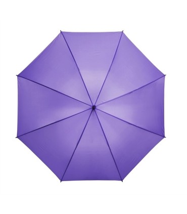 Bardzo duży, wytrzymały, lekki parasol, fioletowy