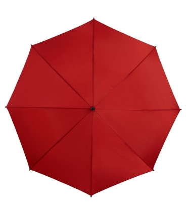 Bardzo duży, wytrzymały, lekki parasol, czerwony