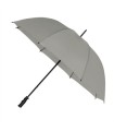 Parasol holenderski XL średnica 126 cm stelaż włókno szklane IMPLIVA, jasno szary
