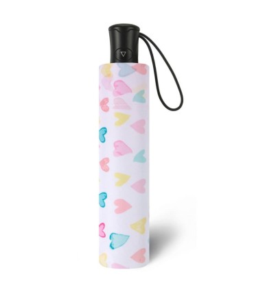 Automatyczna lekka parasolka HAPPY RAIN, serca