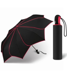 Automatyczna parasolka damska KWIAT Pierre Cardin CZARNA