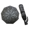 Automatyczna parasolka damska BLUE Rain w krople, czarna