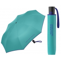 Automatyczna parasolka Benetton, morska z lamówką