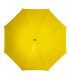 Automatyczna lekka parasolka damska żółta z czarnym stelażem