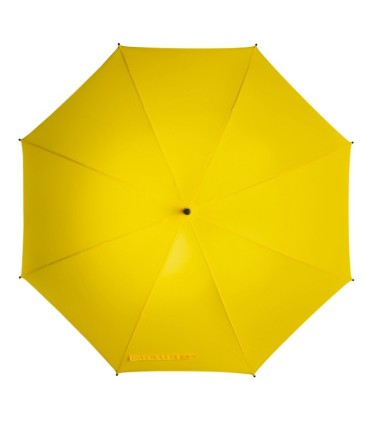 Automatyczna lekka parasolka damska żółta z czarnym stelażem