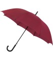 Automatyczny lekki wytrzymały parasol IMPLIVA z czarnym stelażem, bordowy