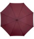 Automatyczna lekka parasolka damska bordowa z czarnym stelażem