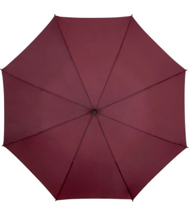 Automatyczna lekka parasolka damska bordowa z czarnym stelażem