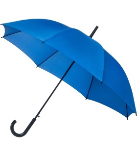 Automatyczna lekka parasolka damska jasno niebieska z czarnym stelażem