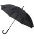 Automatyczna lekka parasolka damska czarna z czarnym stelażem