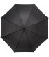 Automatyczna lekka parasolka damska czarna z czarnym stelażem