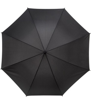 Automatyczna lekka parasolka damska czarna z czarnym stelażem